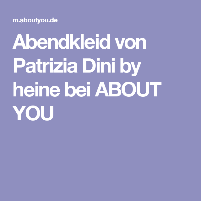 Patrizia Dini By Heine