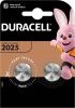 Duracell Specialty lithium knoopcelbatterij CR2025 2 stuks online kopen