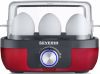 Severin Ek 3168 Eierkoker Voor 6 Eieren Pocheerfunctie Rood online kopen