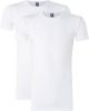 Alan Red t-shirt wit Ottowa 2 pack stretch ronde hals 5 + 1 wit Gratis (6680N) online kopen