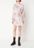 AllSaints Cassandra Ume mini jurk met trekkoord en bloemenprint online kopen