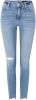 ALLSAINTS Phoenix high waist skinny fit cropped jeans met gerafelde zoom online kopen