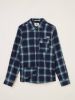 America Today Junior geruite blouse Bella donkerblauw/groen online kopen