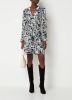 BA&SH Calla mini jurk met print en V hals online kopen