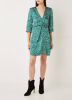 BA&SH Erika mini jurk van satijn met geknoopt detail online kopen