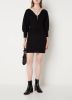 BA&SH Hazia fijngebreide mini jurk in wolblend met vleermuismouw online kopen