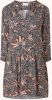 BA&SH Jim mini jurk van cr&#xEA;pe met bloemenprint online kopen