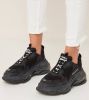 Balenciaga Triple S Clear Sole Sneakers , Zwart, Dames online kopen