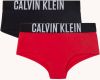 CALVIN KLEIN slip set van 2 rood/zwart/wit online kopen