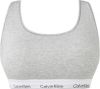 Calvin Klein Underwear Modern Cotton Plus Size Bralette Dames Grey/White Dames online kopen