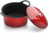 CUISINOX Braadpan geë, mailleerd 3, 4 L 24 cm rood online kopen