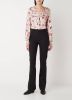 Fabienne Chapot gebloemde geweven blouse Cliff van gerecycled polyester ecru/roze online kopen