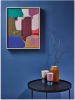 HKliving Abstract schilderij multicolour 40x50 cm online kopen