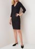 InWear Nira midi-jurk met V-hals en stretch online kopen