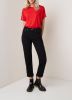 Levi's 501 crop high waist straight fit jeans black heart online kopen