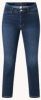 MAC Dream Chic mid waist slim fit cropped jeans met ritsdetail online kopen