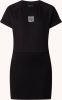 Nikkie Logo Sweat Dress With Short Sleeves , Zwart, Dames online kopen
