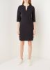 Penn & Ink Jill mini jurk met V hals en driekwart mouw online kopen