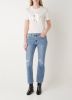 Summum Woman High waist bootcut cropped jeans met medium wassing online kopen