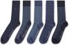 Tommy Hilfiger Sokken Men Sock 5P Birdeye Tin Giftbox Blauw online kopen