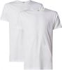 Alan Red Derby Regular Fit T Shirt ronde hals Dubbel pak wit, Effen online kopen