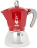 Bialetti Moka Inductie Percolator Rood 6 kops online kopen