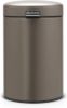 Brabantia newIcon wandafvalemmer (3 liter) Platinum online kopen