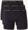 Calvin Klein boxershorts 3 pack nb1770a 1t8 , Zwart, Heren online kopen