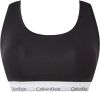 Calvin Klein Underwear Modern Cotton Plus Size Bralette Dames Black/White Dames online kopen