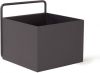 Ferm Living Opbergdoos Wall Box Black 15,6x15,6x14,6 cm- Square online kopen