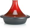 Le Creuset Tajine Gietijzer Ø 27 cm Kersenrood online kopen