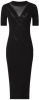 NIKKIE Selected By Kate Moss semi-transparante jurk Gigi met textuur zwart online kopen