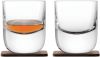 LSA Whisky Tumbler Glas Met Onderzetter 270 Ml Set Van 2 Stuks online kopen
