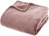 CASA DI ELTURO Flanellen fleece plaid Diep Roze XL 180 x 230 cm online kopen