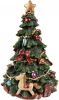 Clayre & Eef Muziekdoos Kerstboom 19 Cm Groen Kunststof Kerstdecoratie Beeld Decoratief Figuur Decoratieve Accessoires online kopen
