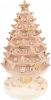Clayre & Eef Muziekdoos Kerstboom 20 Cm Roze Kunststof Kerstdecoratie Beeld Decoratief Figuur Decoratieve Accessoires online kopen