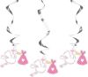 Folat Hangdecoratie Geboorte Meisje 75 Cm Papier Roze 3 Stuks online kopen