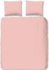 HIP Uni Satin Dekbedovertrek 2 persoons(200x200/220 Cm + 2 Slopen) Katoen Satijn Light Pink online kopen