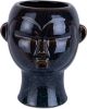 Light & Living pt, Plantenpot Mask Glazuur Donker Bruin Rond 18, 7x17, 8x22cm online kopen