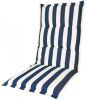 Kopu ® Mila Navy Comfortabel Tuinkussen Met Hoge Rug Blauw/wit online kopen