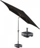 Kopu ® vierkante parasol Altea 230x230 cm met voet Black online kopen