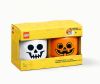 LEGO 2 delige Opbergdozenset hoofd Pompoen En Skelet Polypropyleen online kopen