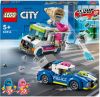 Lego 60314 City IJswagen Politieachtervolging, Politie Speelgoed Auto met Onderscheppingsvoertuig, Kinderen vanaf 5 Jaar online kopen