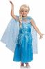 Merkloos Blauwe Prinsessenjurk Met Cape Voor Meisjes 3 5 Jaar online kopen