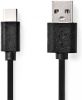 Nedis USB 2.0 Kabel Type C M A M 1.0m BK online kopen