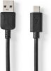 Nedis USB 3.1 Cable, USB C+&#xBA, &#xD1, Male, A Male online kopen