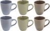OTIX Koffiekopjes Met Oor Set Van 6 Aardewerk 400 Ml online kopen