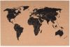 Present Time Decoratieve objecten Corkboard World Map Zwart online kopen