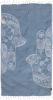 Seahorse hamamdoek (100x180 cm) Lichtblauw/wit online kopen