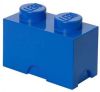 LEGO Set van 2 Opbergbox Brick 2, Blauw online kopen